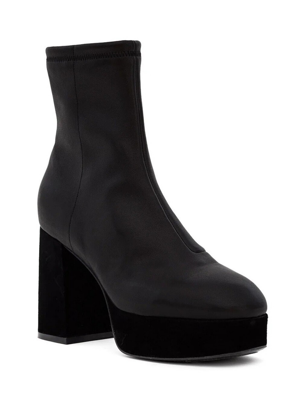 Opening Ceremony Carmen Stretch Leather Platform Booties Size EU35 (US5)